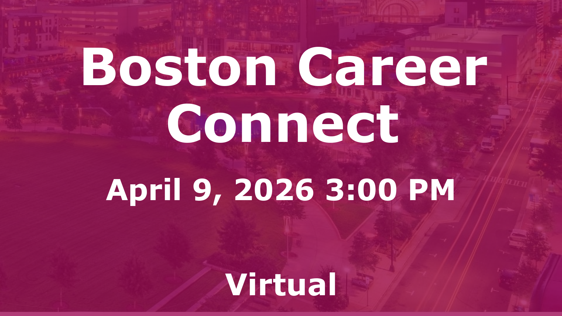 Boston Career Connect event image